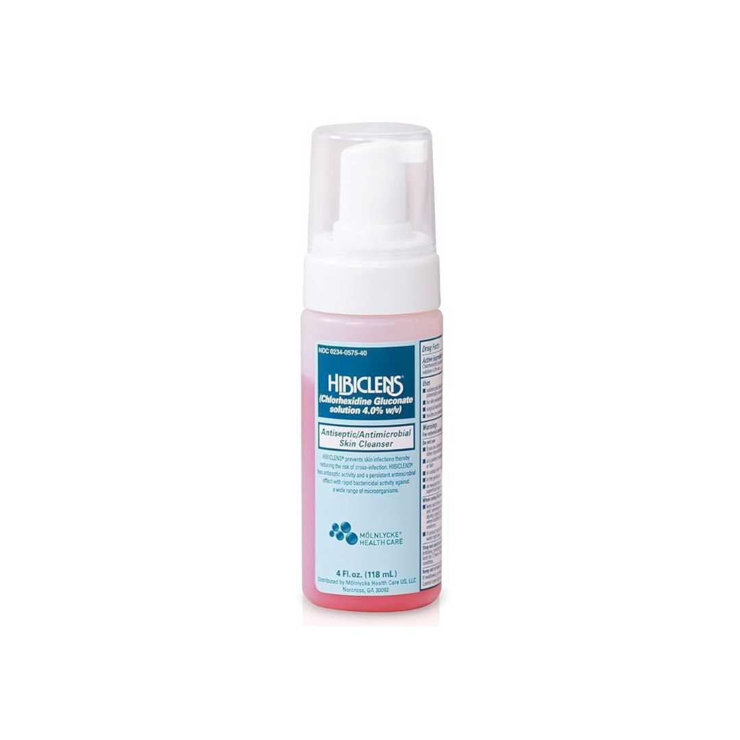 Hibiclens Antiseptic Antimicrobial Skin Cleanser 4oz Foam Pump